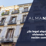 1. ¿Es legal alquilar una vivienda habitual recien comprada?